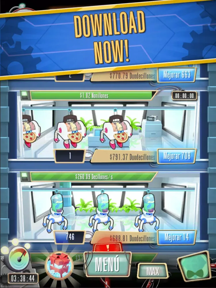Captures d'écran de Magnate: Robot Idle Tycoon iPad 