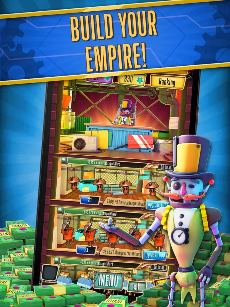 Captures d'écran de Magnate: Robot Idle Tycoon iPad 