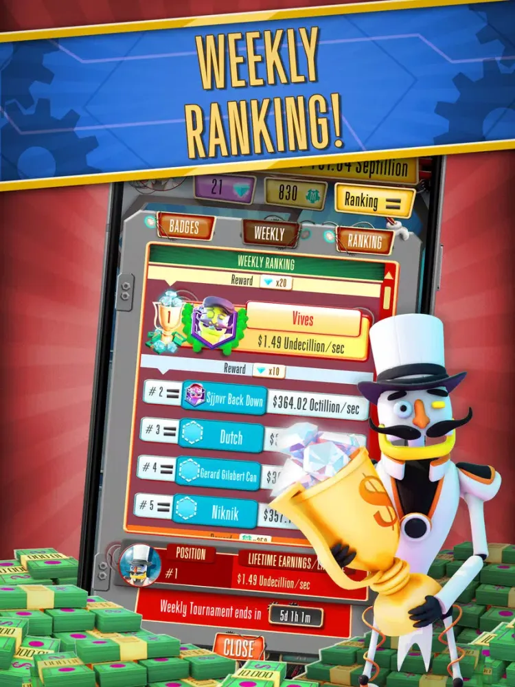 Captures d'écran de Magnate: Robot Idle Tycoon iPad 