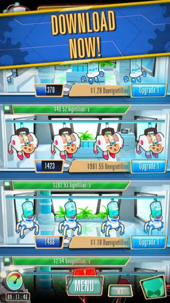 Captures d'écran de Magnate: Robot Idle Tycoon