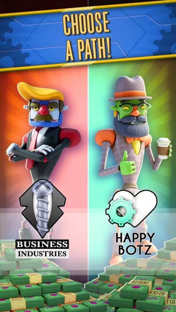 Captures d'écran de Magnate: Robot Idle Tycoon