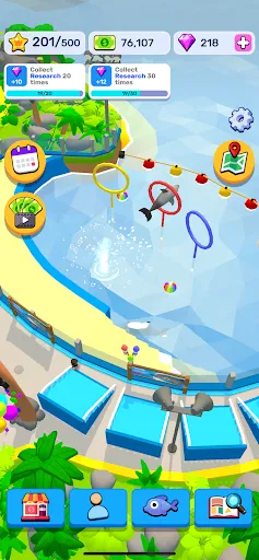 Idle Sea Park - Fish Tank Sim स्क्रीनशॉट