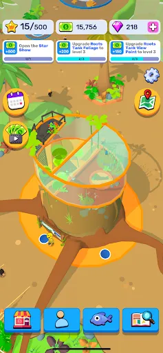 Idle Sea Park - Fish Tank Sim स्क्रीनशॉट