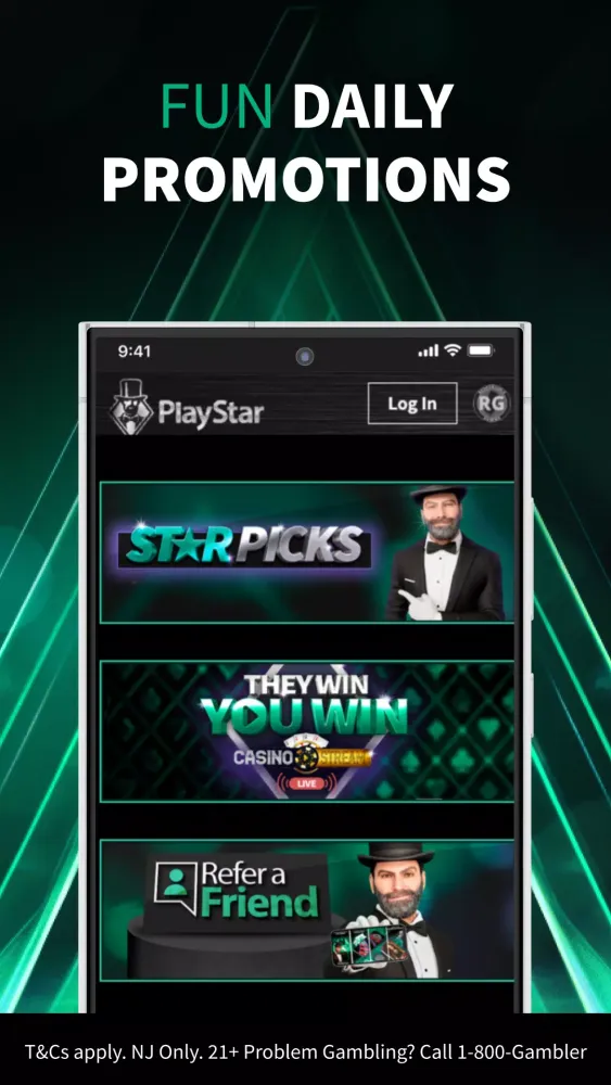 Скриншоты PlayStar Casino Real Money NJ