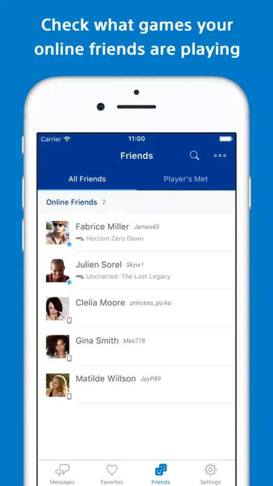 Capturas de pantalla de PlayStation Messages