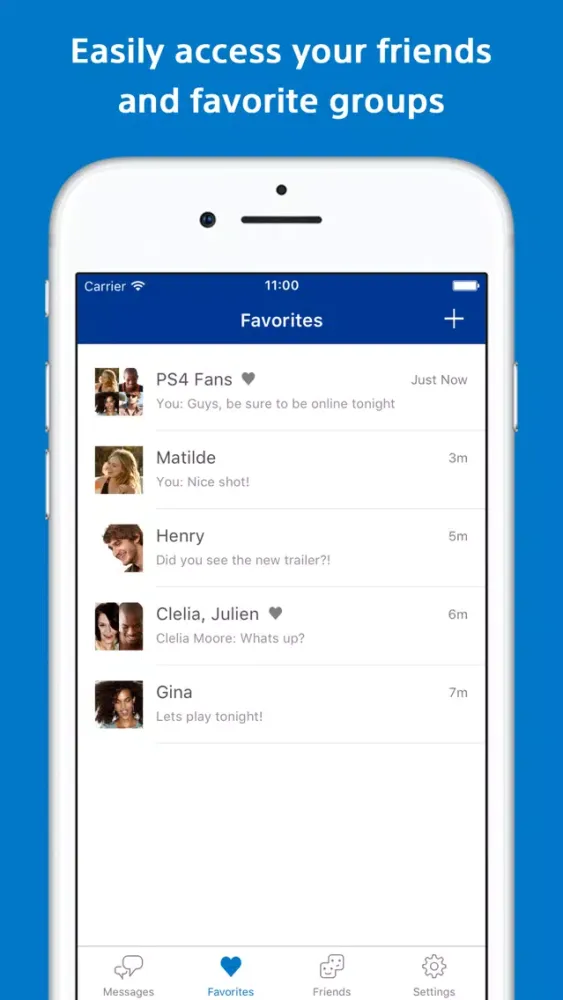 Capturas de pantalla de PlayStation Messages