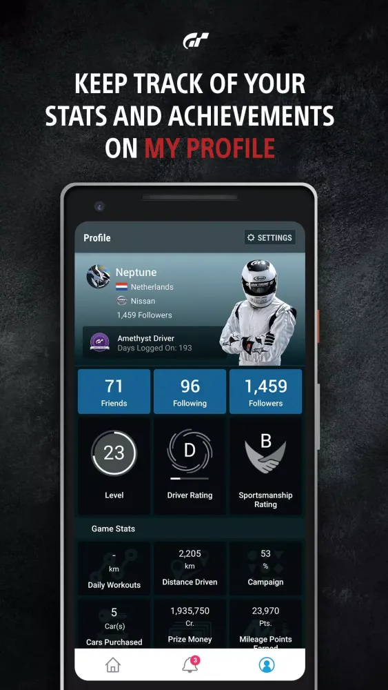 Gran Turismo® Sport Companion Screenshots