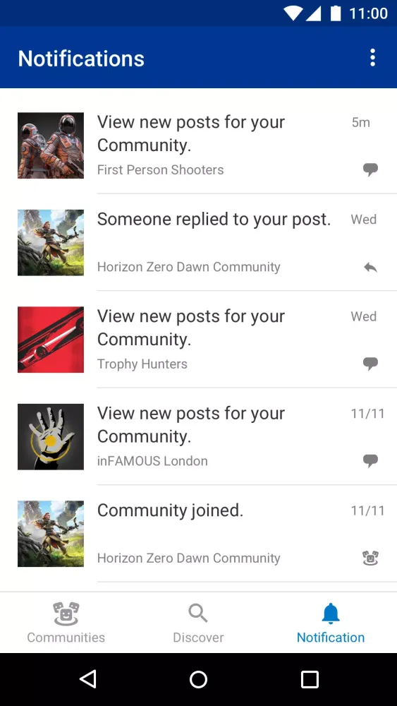 Скриншоты PS Communities
