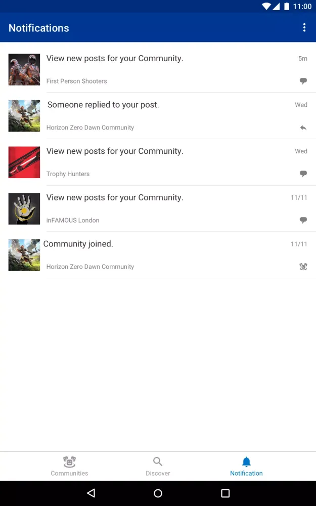 Скриншоты PS Communities