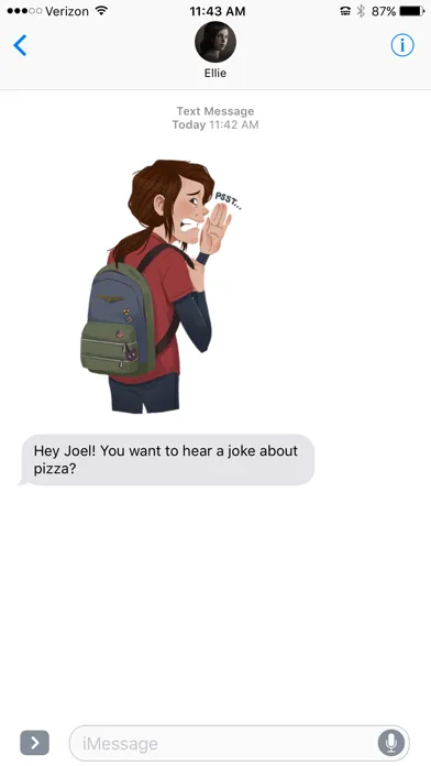 Capturas de pantalla de The Last of Us Stickers