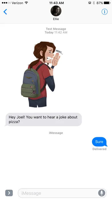 Capturas de pantalla de The Last of Us Stickers