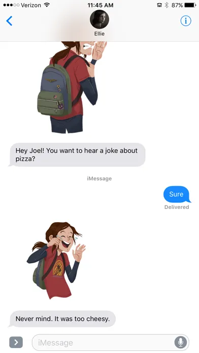Capturas de pantalla de The Last of Us Stickers