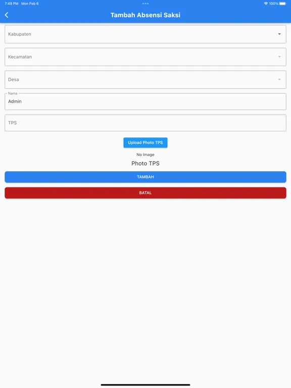 Simcaleg-Aplikasi pemilu 2024 iPad  스크린샷