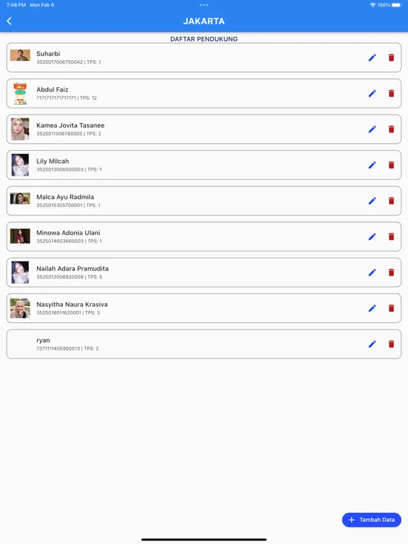 Simcaleg-Aplikasi pemilu 2024 iPad  스크린샷