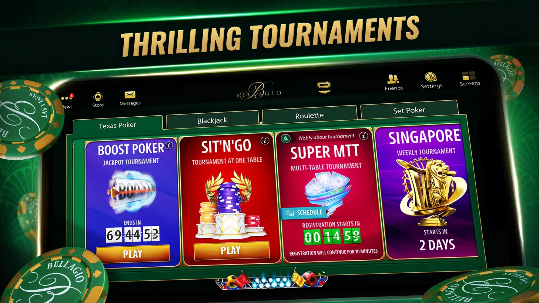 Bellagio Screenshots