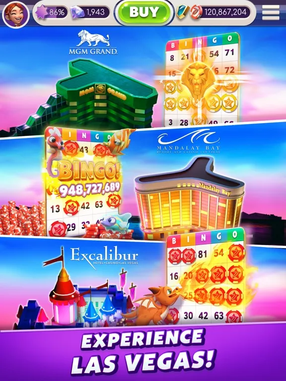 myVEGAS Bingo - Bingo Games iPad  Screenshots