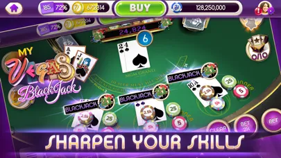 Ảnh chụp màn hình của myVEGAS Blackjack – Casino