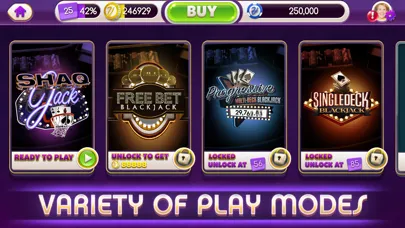Ảnh chụp màn hình của myVEGAS Blackjack – Casino