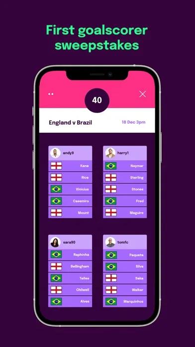 صور Sweeper - The Sweepstake App