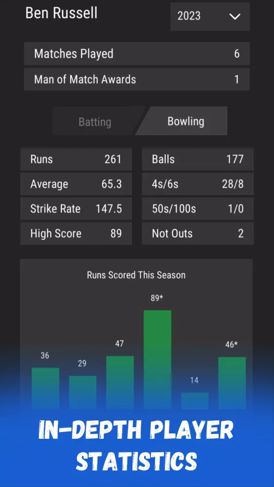 Wicket Cricket Manager应用截图