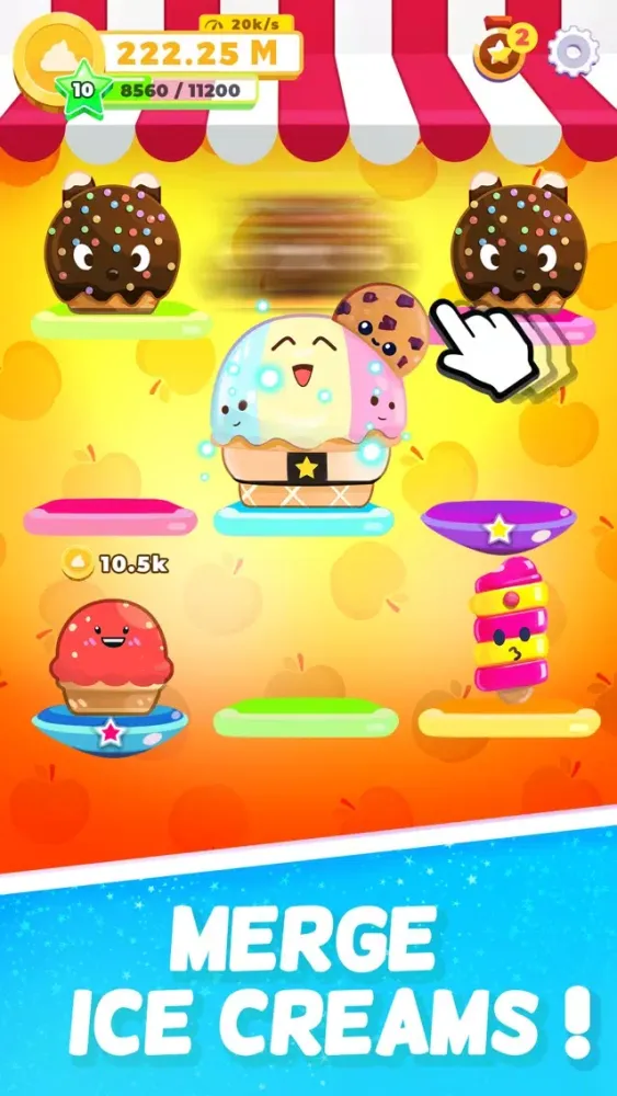 صور Ice Cream idle: Merge games!