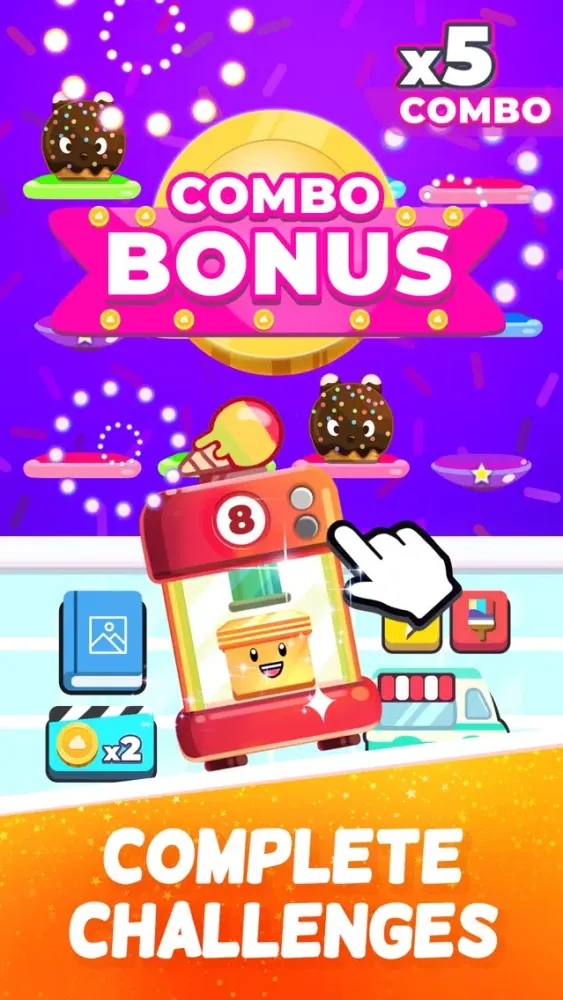 صور Ice Cream idle: Merge games!