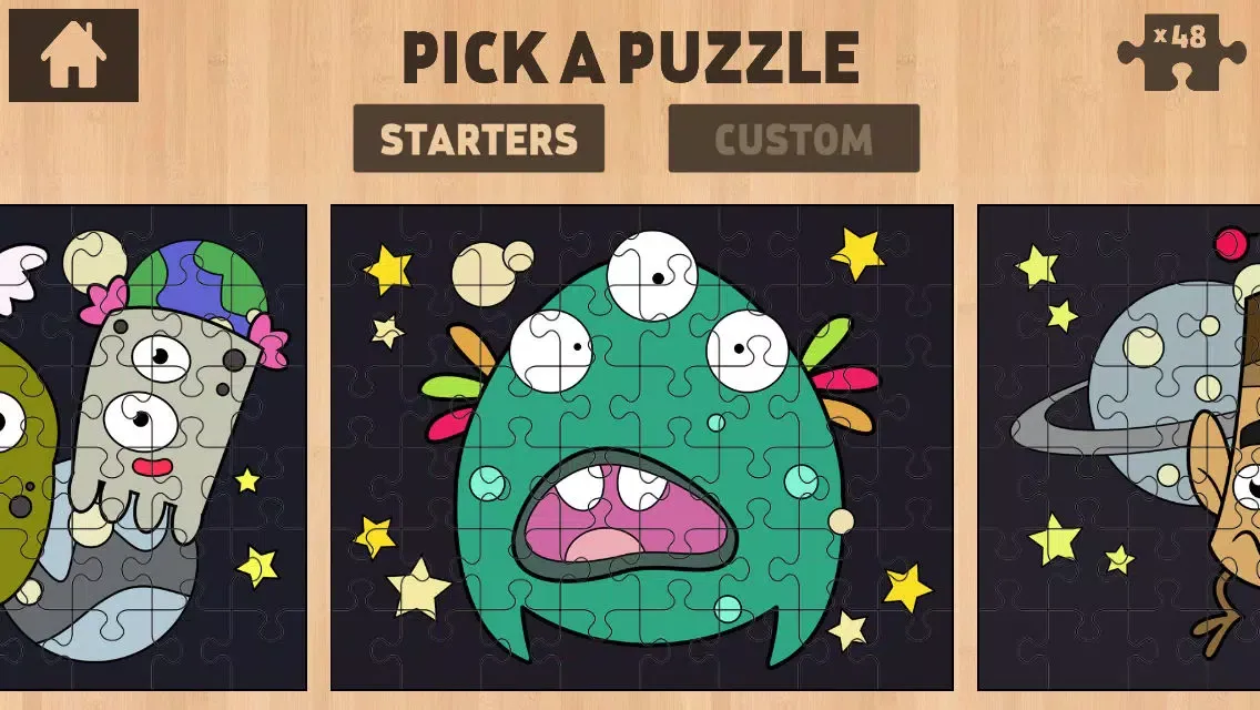 Color It Puzzle It: Aliens Lite应用截图