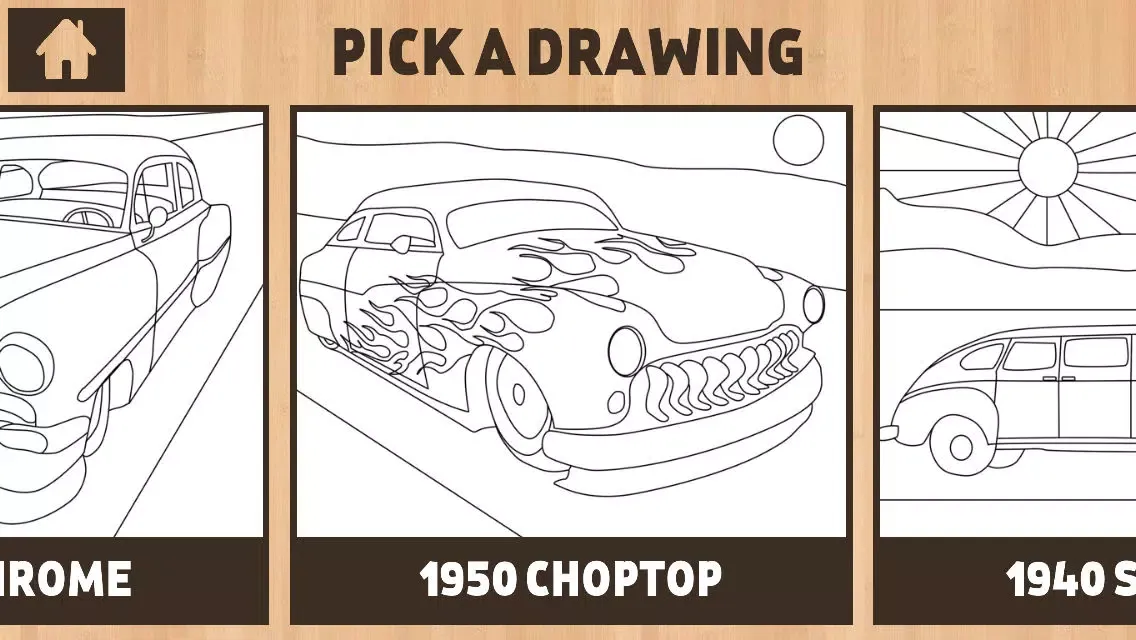 Color It Puzzle It: Hot Rods Lite Screenshots
