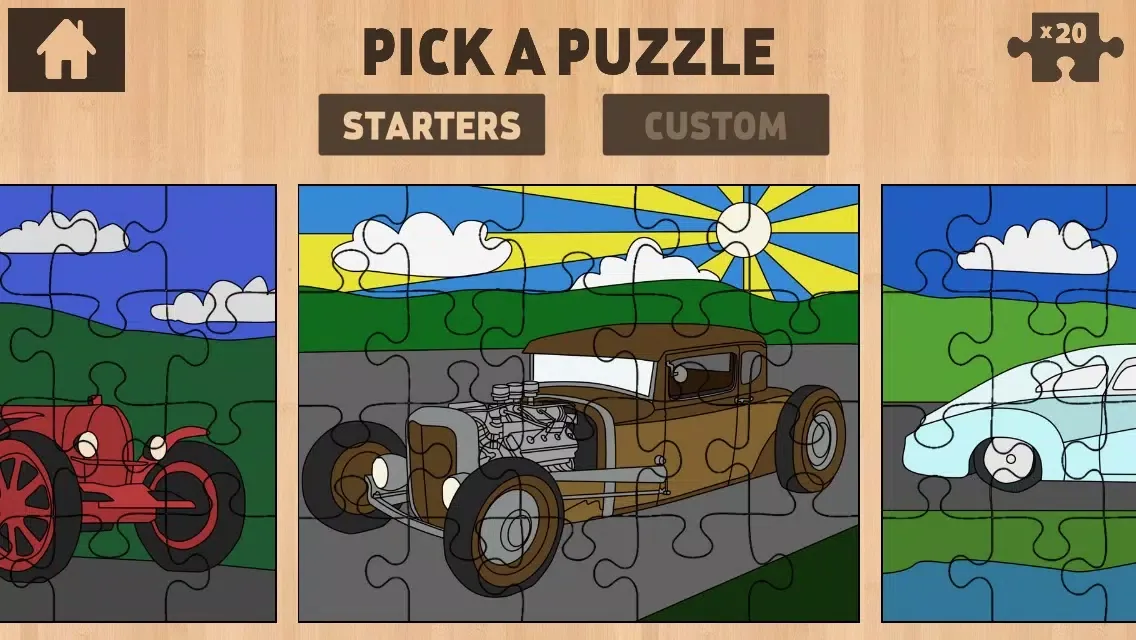 Color It Puzzle It: Hot Rods Lite Screenshots