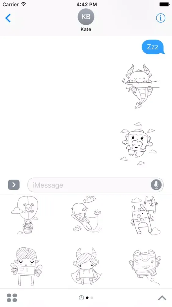 Monster Stickers from Playtend Screenshots