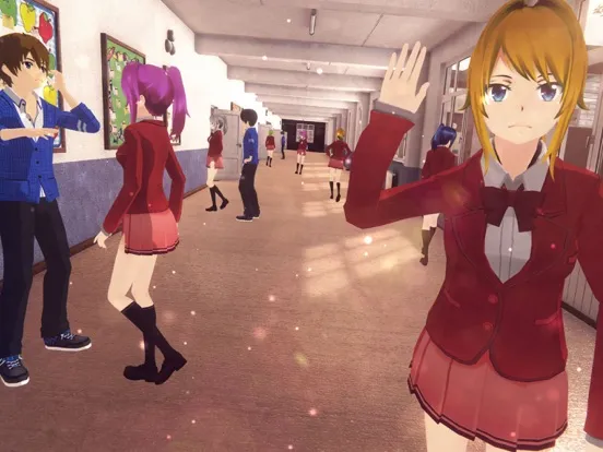Anime School Life Simulator 3D iPad  Screenshots