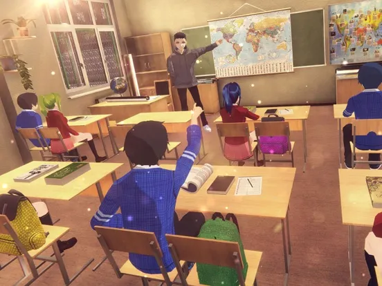 Anime School Life Simulator 3D iPad  Screenshots