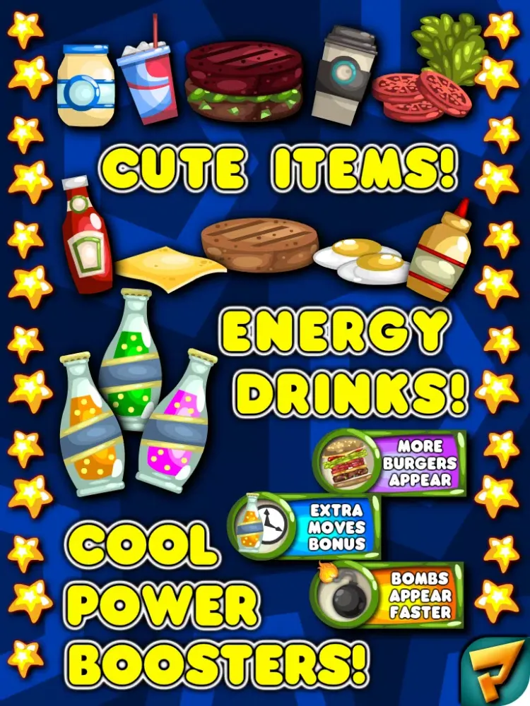 Capturas de tela do Pop N Drop Burger Shop Mania iPad 