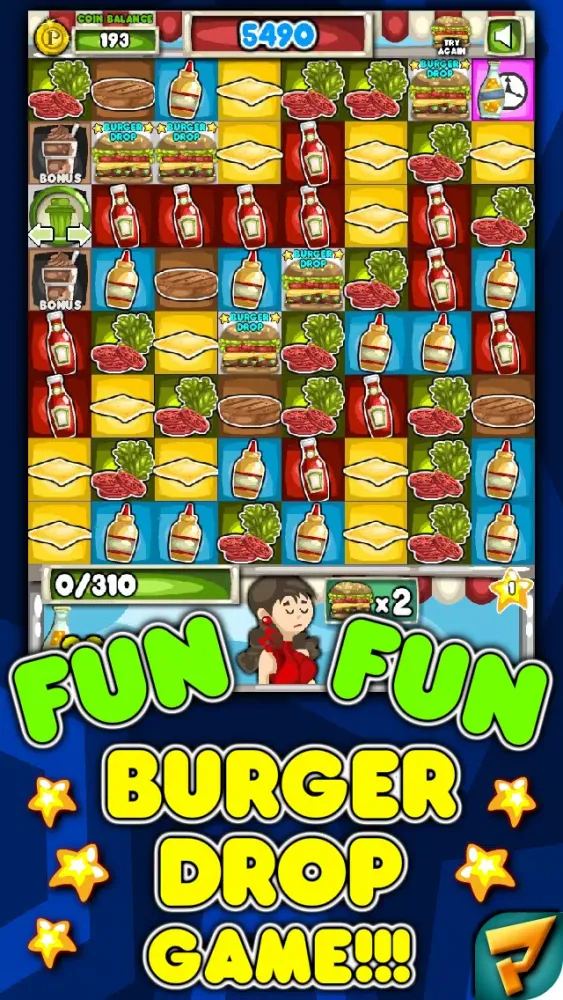 Capturas de tela do Pop N Drop Burger Shop Mania
