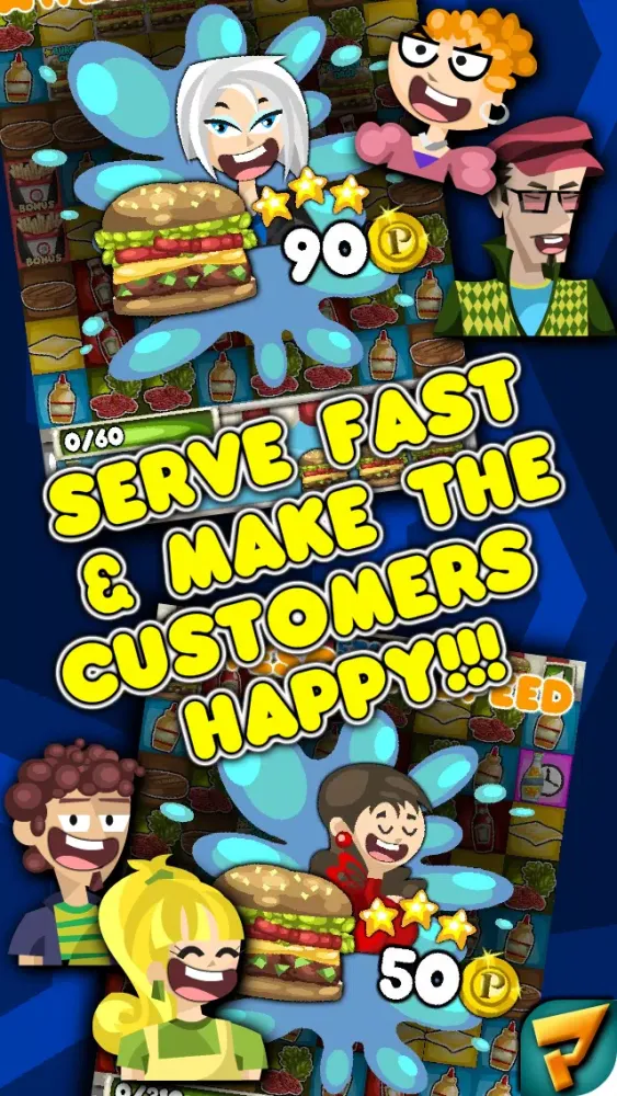 Capturas de tela do Pop N Drop Burger Shop Mania