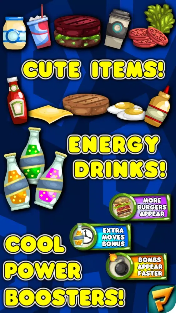 Capturas de tela do Pop N Drop Burger Shop Mania