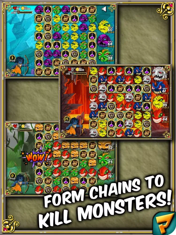 Capturas de tela do Ramayan - A Match 3 Brick Breaker Battle Adventure iPad 