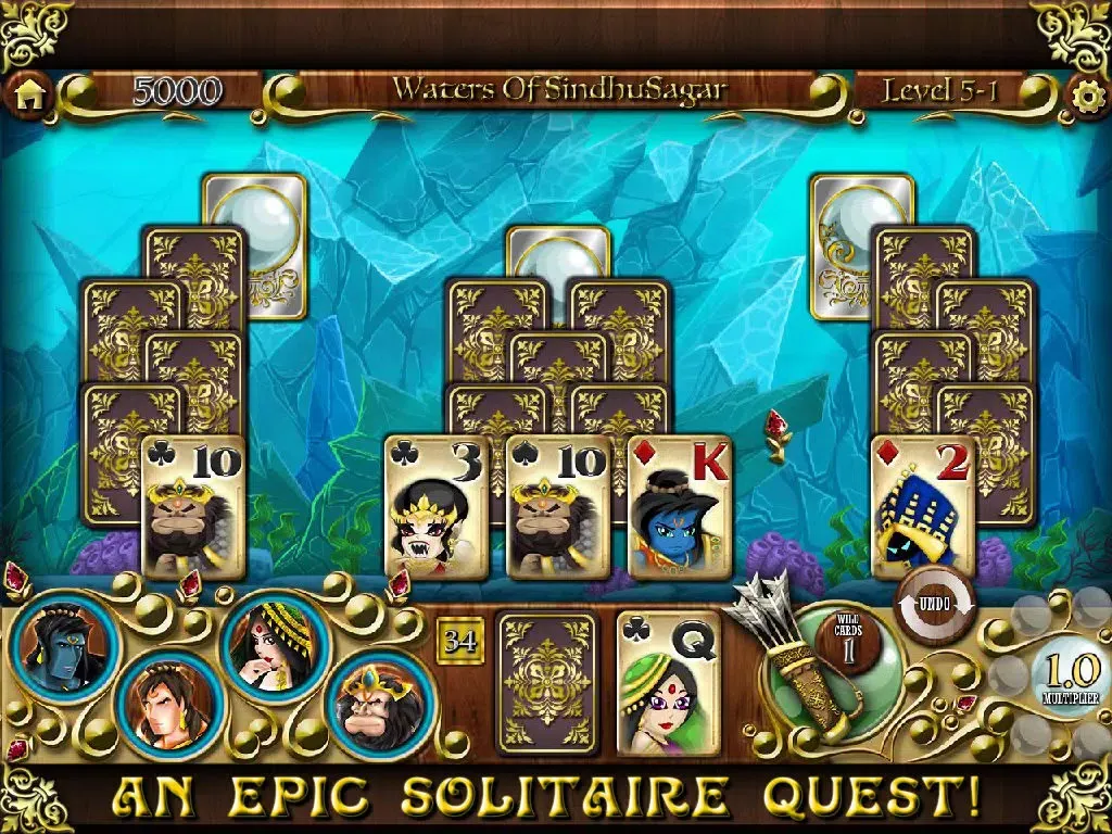 Solitaire Stories - The Quest For Seeta iPad 应用截图
