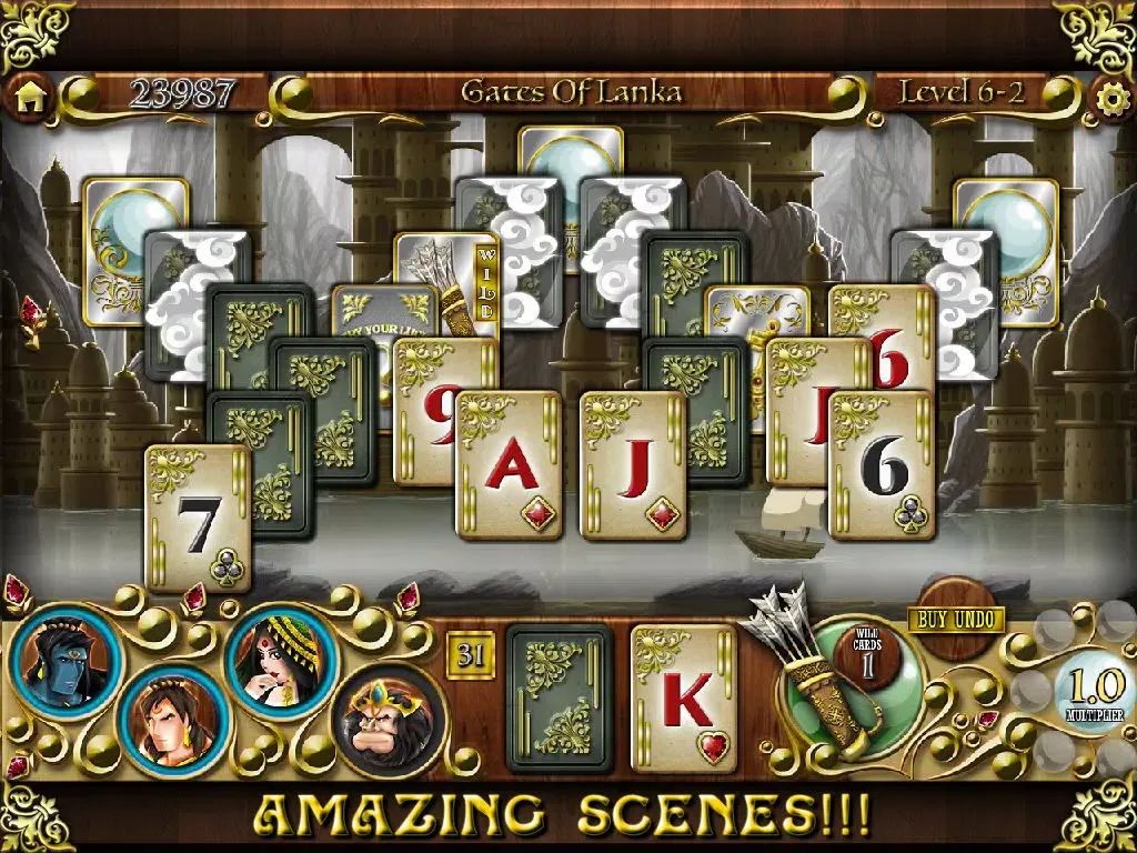 Solitaire Stories - The Quest For Seeta iPad 应用截图