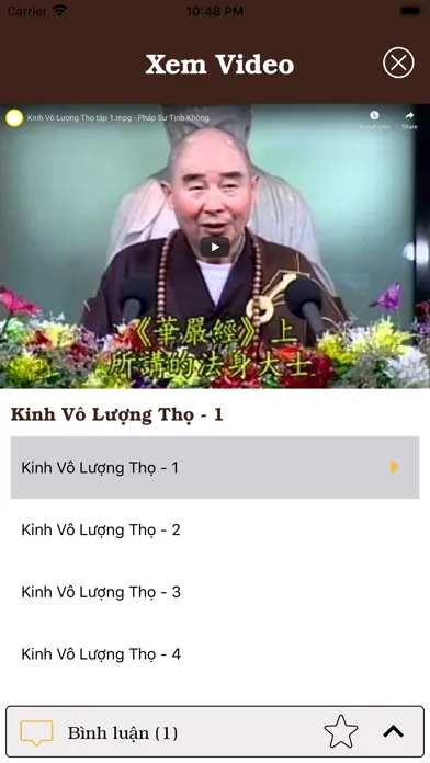 Capturas de tela do Đường về Cõi Tịnh