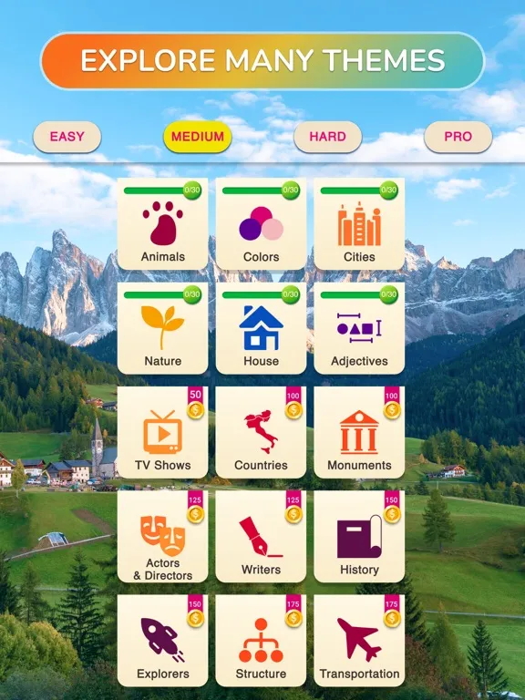 Word Search Journey - Puzzle iPad 应用截图
