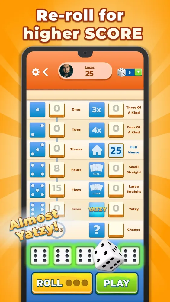 Yatzy Screenshots