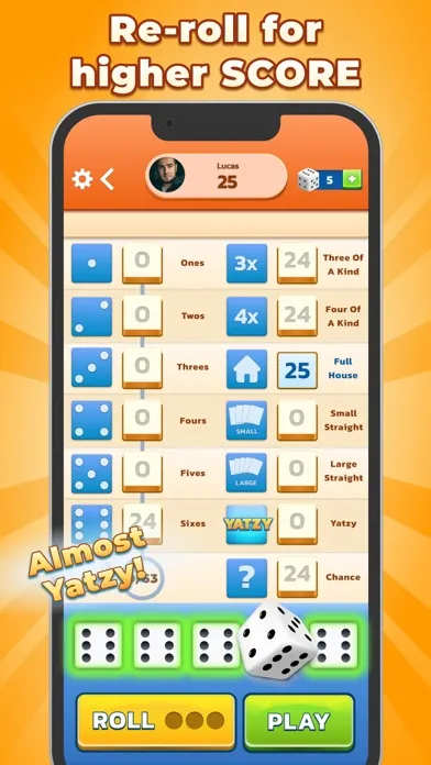 Скриншоты Yatzy - The Classic Dice Game