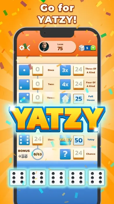 Скриншоты Yatzy - The Classic Dice Game