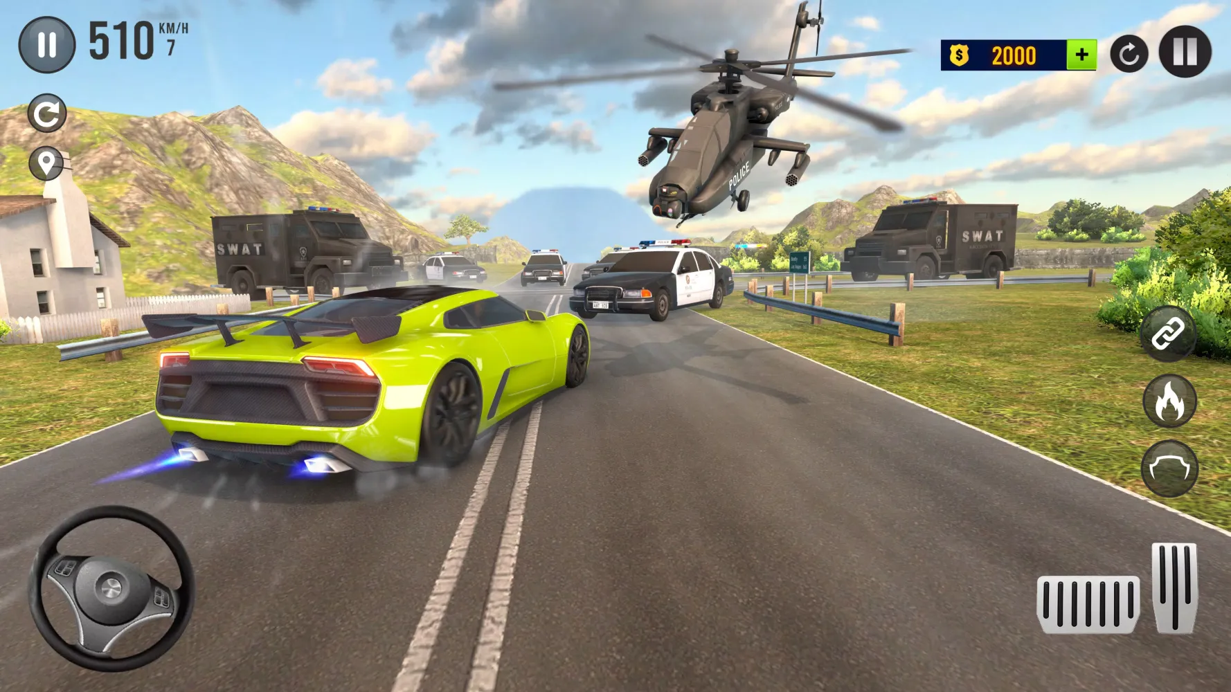 Capturas de tela do Police Car Drifting Cop Chase