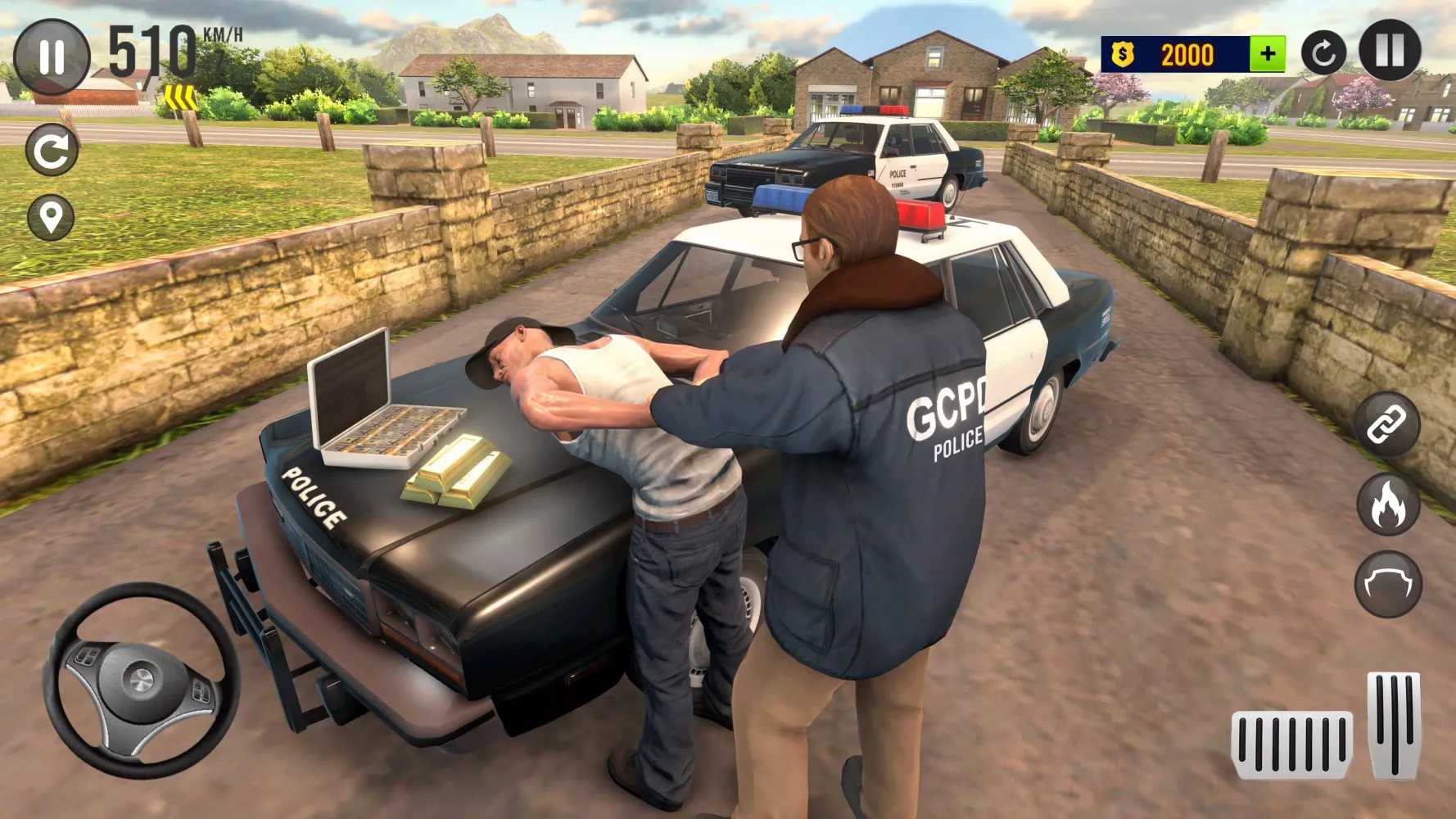 Capturas de tela do Police Car Drifting Cop Chase