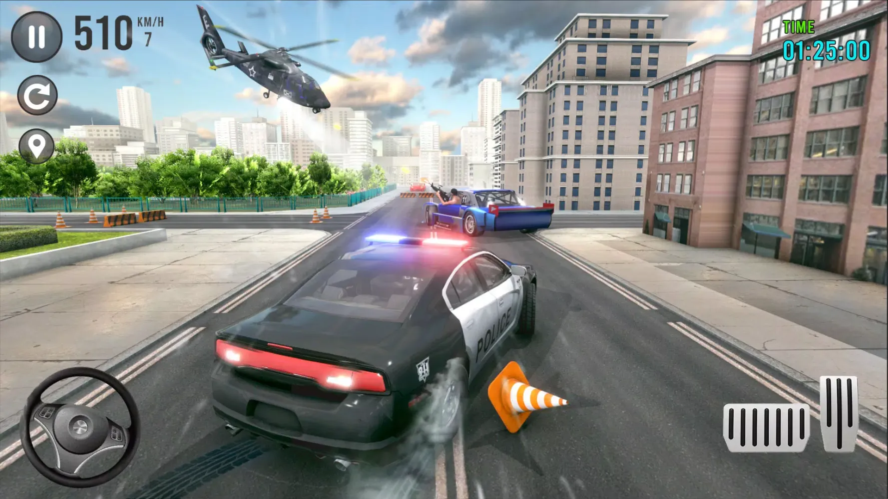 Capturas de tela do Police Car Drifting Cop Chase
