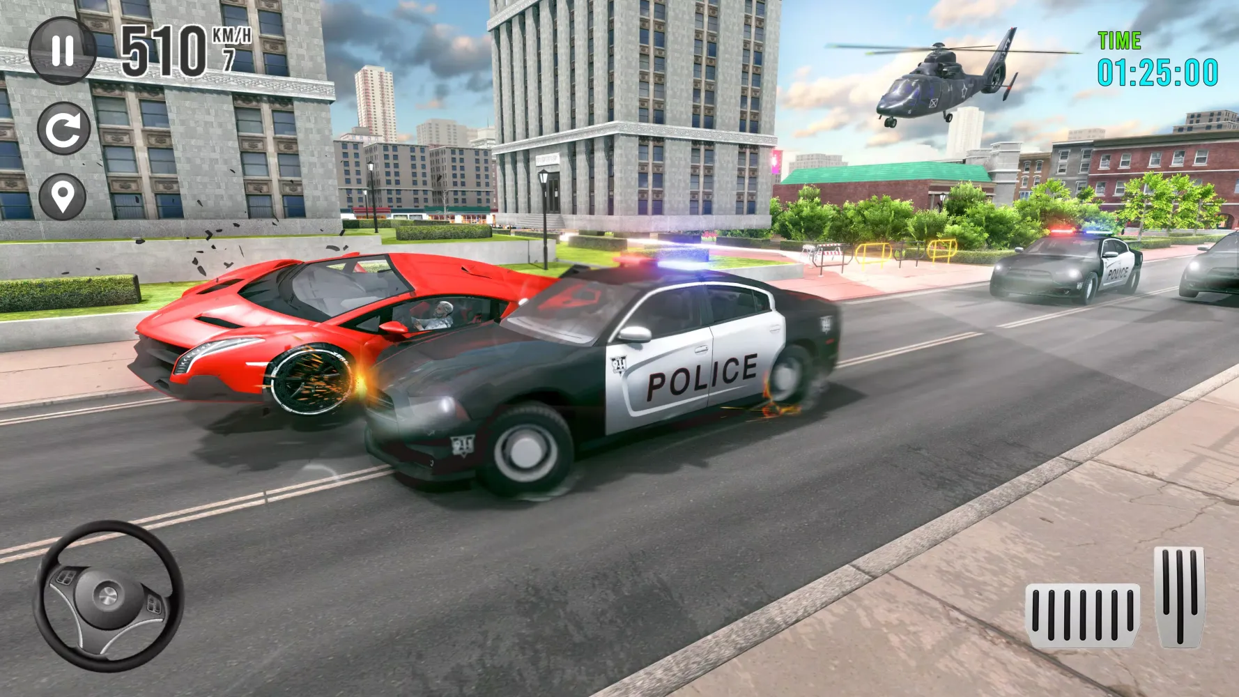 Capturas de tela do Police Car Drifting Cop Chase