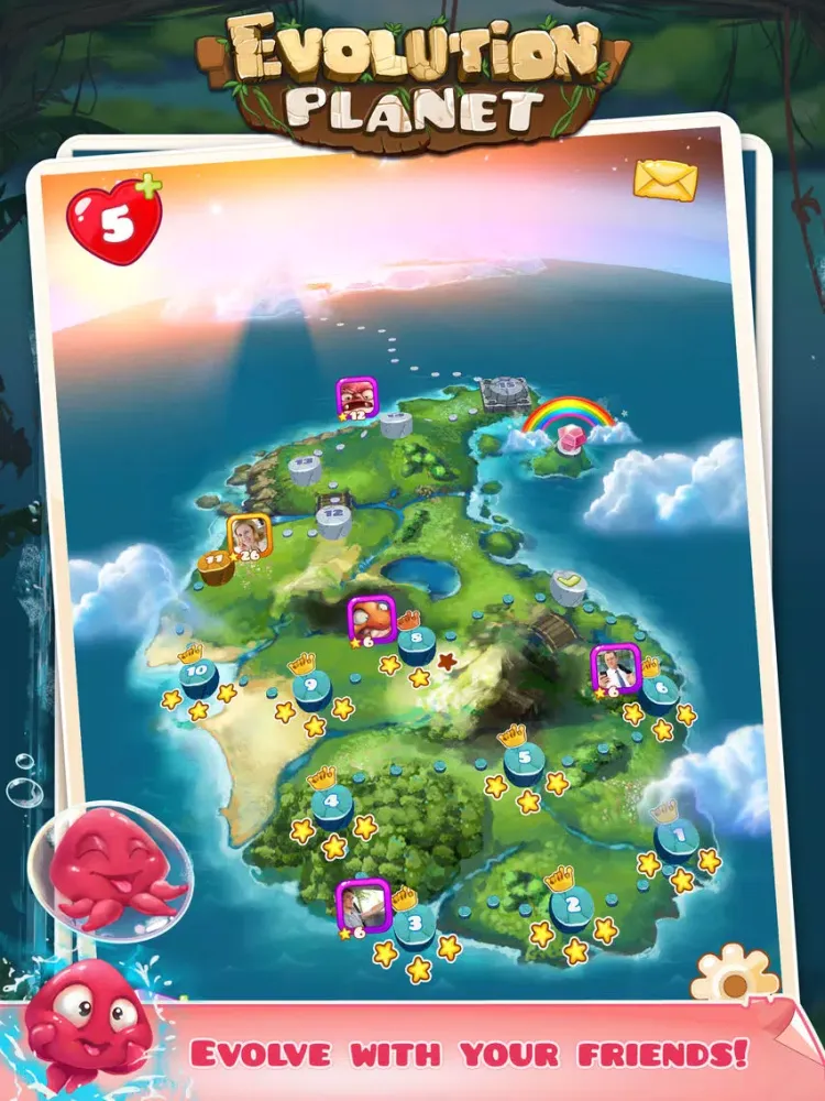 Tangkapan layar Evolution Planet iPad 