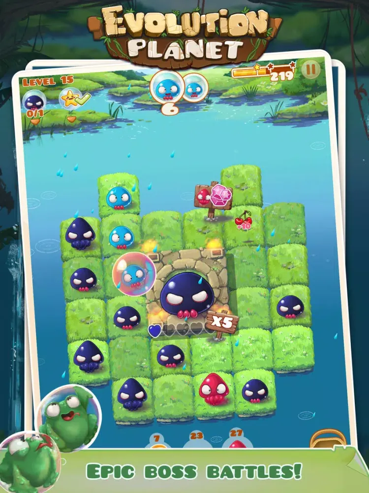 Tangkapan layar Evolution Planet iPad 